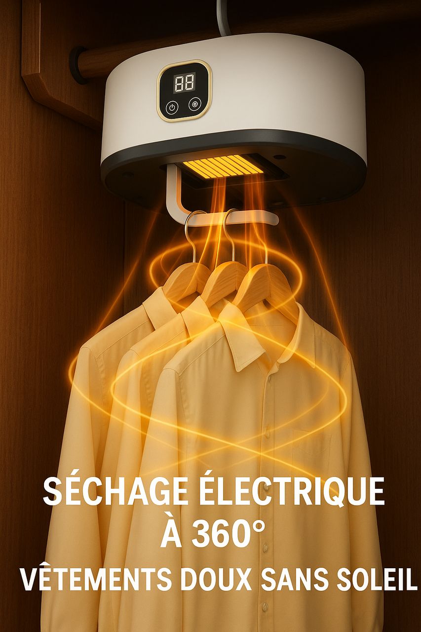 Sèche-linge portable – Séchage rapide, idéal pour appartements, voyages et petits espaces (livraison gratuite)