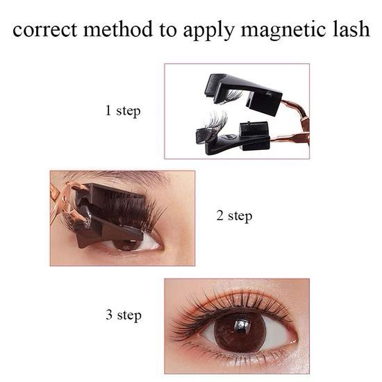 Cils magnétiques tendance réutilisables & sans colle ( livraison gratuite )